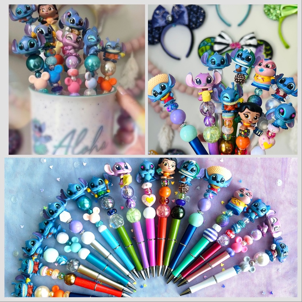 STITCH PEN 🤩✨🐭🏰 Disney Doorable Pens handmade ✍️
